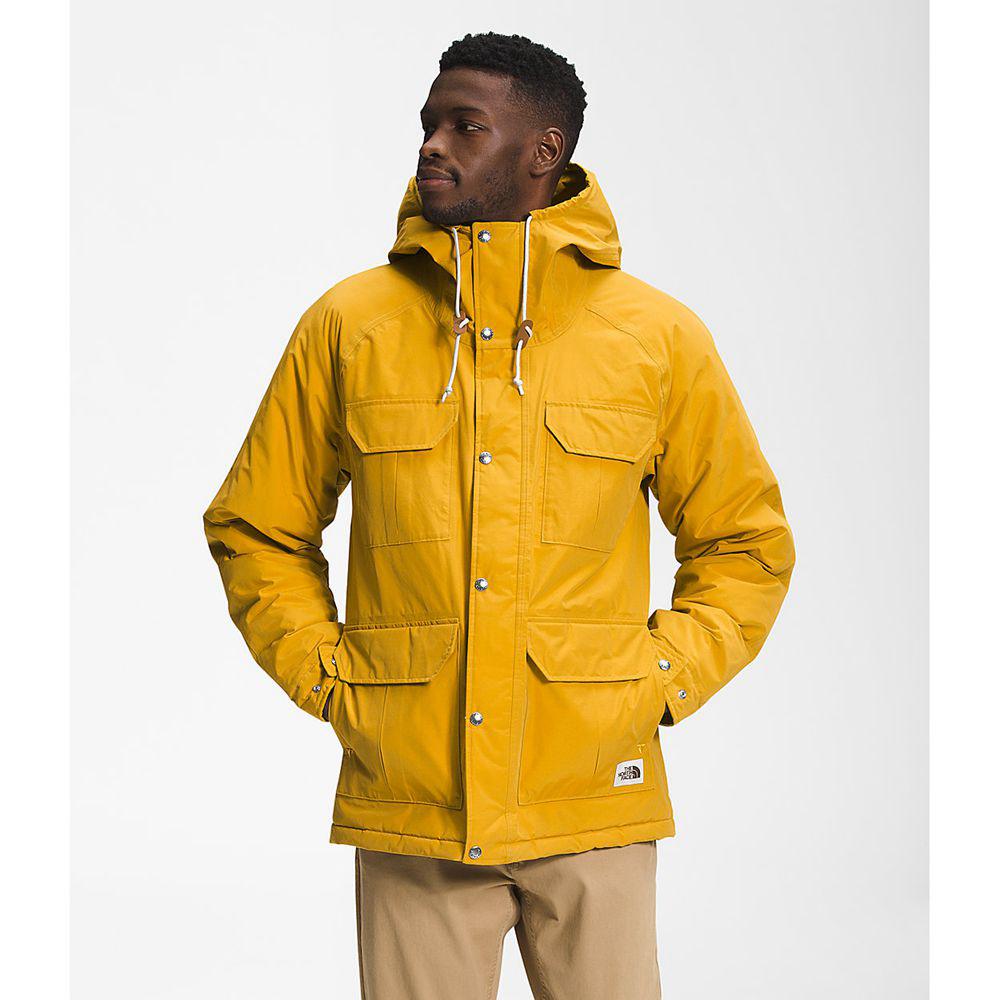 The North Face Thermoball™ Dryvent™ Mountain Ανδρικα Πανωφόρια - Κίτρινα / Καφε (IBES40152)